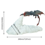 lampe led dragon 3d nuit rechargeable usb noir rouge blanche réaliste chambre deco festive