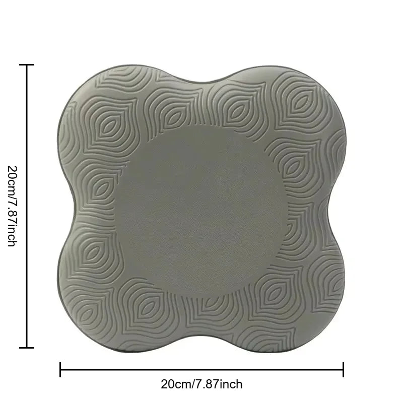 coussin soutien yoga anti dérapant rose texture moderne absorption shocks fitness