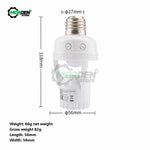 convertisseur led e27 pire capteur mouvement douille lampe moderne instruction blanc