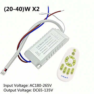 contrôleur lumière télécommande 24g rf variateur couleur led blanc électronique câbles connexion qr code