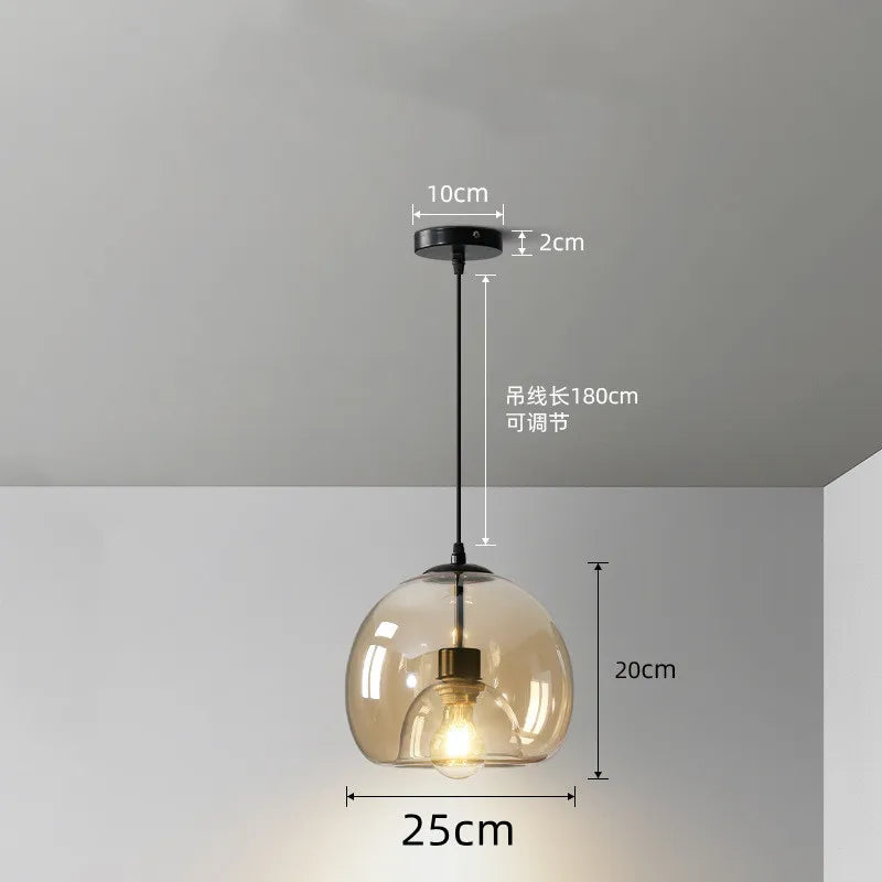 suspension transparente opale moderne pendentif verre pierre verre e27 249 2000 lumens gris fumée