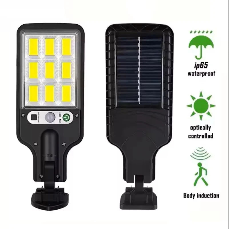 lampes murales solaires led capteur mouvement moderne noires jaunesextérieur hydrofuge modes