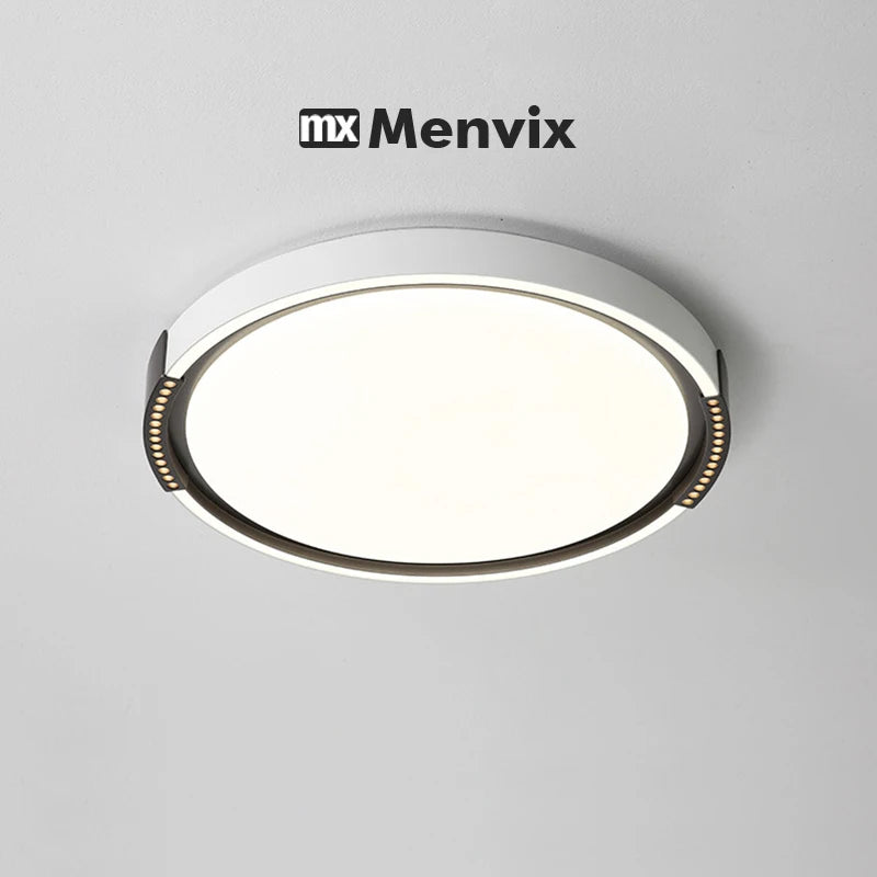 plafonniers modernes led lumineux télécommande minimaliste fixés formes circulaire carrée