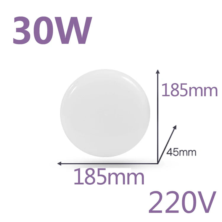 plafonnier led moderne plaque lumineuse blanche minimaliste salon maison éclairage intérieur plat