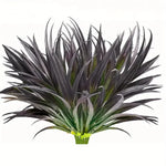 plantes artificielles herbes vertes feuilles pointues modernes extérieures intérieures résistantes uv exposées fêtes prénuptiales