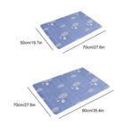 tapis fleuri bleu clair moderne doux anti décubitus coton polyester lit chambre bébé tout