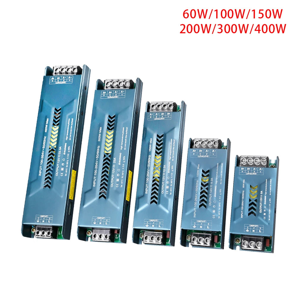 transformateur éclairage led 100w 150w 200w 300w 400w bleu grille moderne