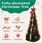 Base robuste du sapin de Noël avec décorations permanentes