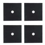 protège plaque cuisinière adhésif gris noir lisse moderne non stick réutilisable eco friendly