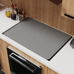 tapis protection silicone gris moderne surface rugueuse adhésif 70x50cm 30x20.8cm
