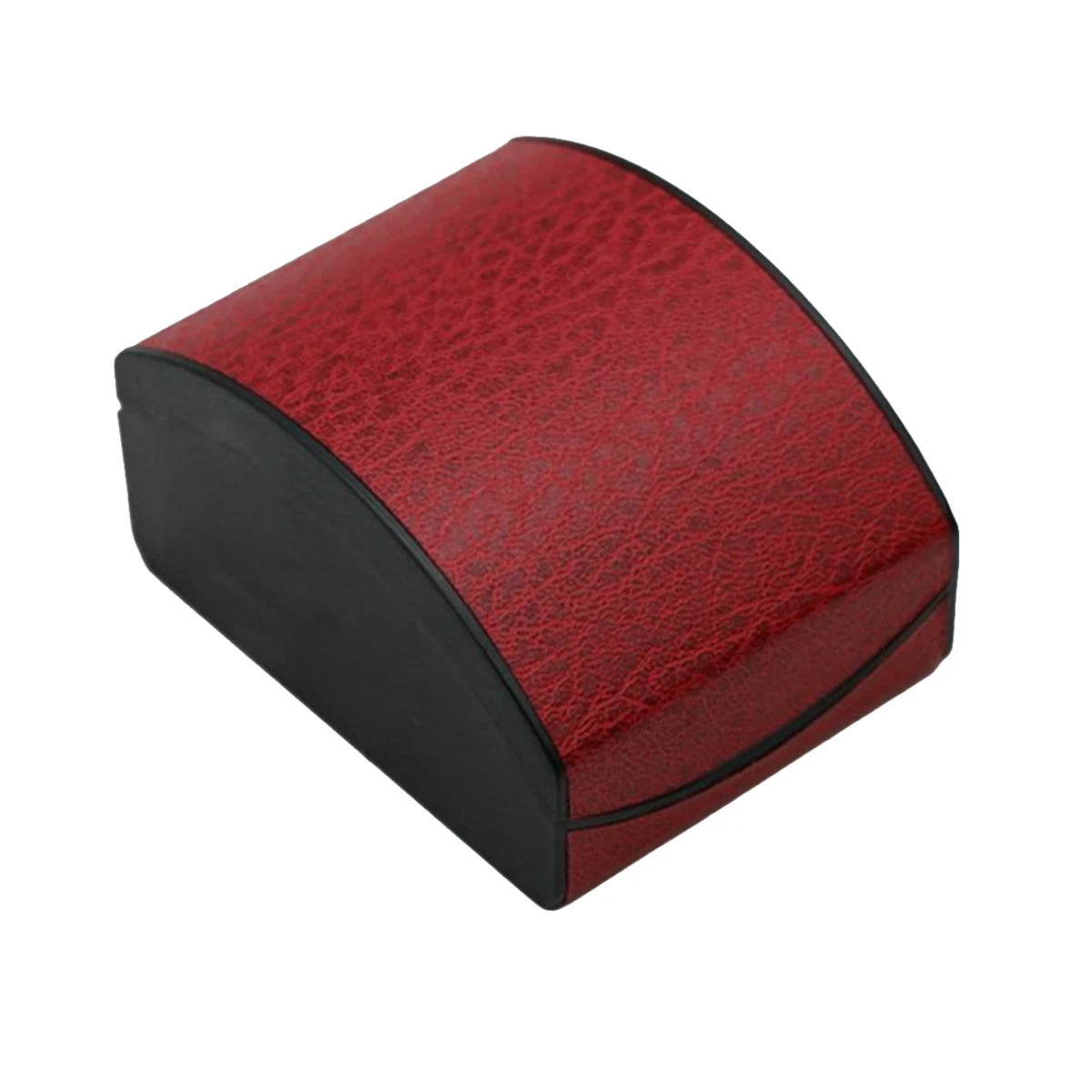 boîtes rangement montres simili cuir noir rouge blanc moderne protection sport