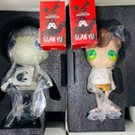 figurines animées grands yeux coiffures variées couleurs vives pack cadeau enfants modernes