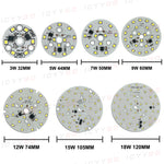 plaque led circulaire 12w 15w 18w diodes blanches moderne ac 220v 240v