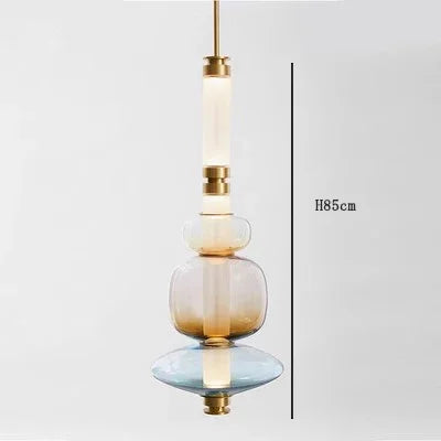 suspension lumineuse moderne scandinave doré transparent salon restaurant étude chambre