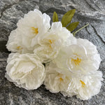 bouquet fleurs artificielles pivoines roses vintage décoration mariage anniversaire intérieur