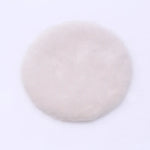 tapis rond rectangle peluche douce moderne bleu clair rose beige blanc