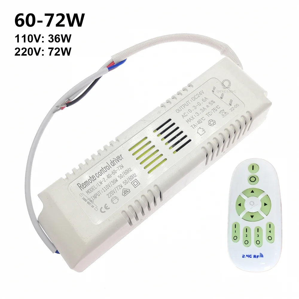 contrôleur led 24v 2.4g remote 110v 220v transformateur éclairage moderne 150w 2ans garantie