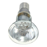ampoule filament tungstene transparente argentee e14 classique 39mm 65mm opaque rond lisse