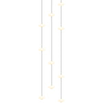 suspension lumineuse moderne blanc noir led salon chambre étude 2000lm 82000lm 90v 260v