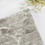 panneaux decoratifs murals adhésifs brique pierre marbre moderne rustique beige gris bleu rose vert