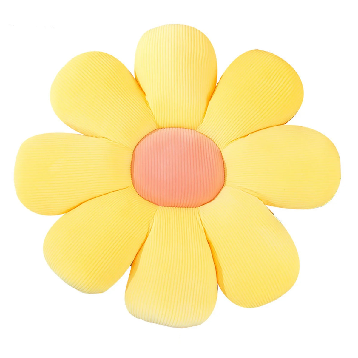 coussin moderne fleur rayures bleu clair jaune vert rose blanc oblong chambre décoration