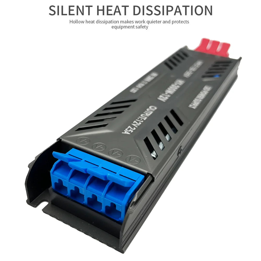 alimentation led 100w 200w 300w 400w 60w dc12v dc24v transformateur ultrafin certifications ul rohs