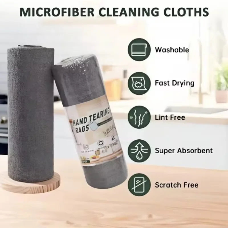 lingettes nettoyage réutilisables microfibre rose gris vert durables machine laver
