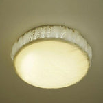 cache lampe moderne adhésif texture rugueuse opacité diamètre 17 57cm blanc beige crème led