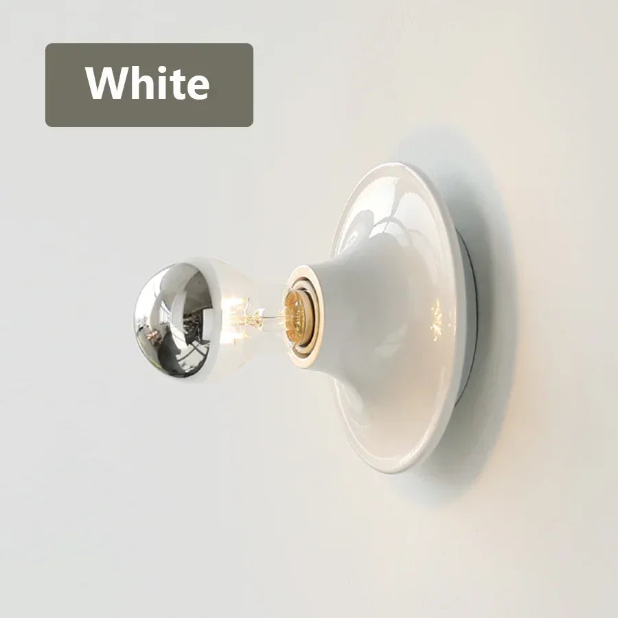 lampe led moderne argentée blanche adhésive chambre salon flux lumineux blanc mat