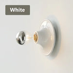 lampe led moderne argentée blanche adhésive chambre salon flux lumineux blanc mat