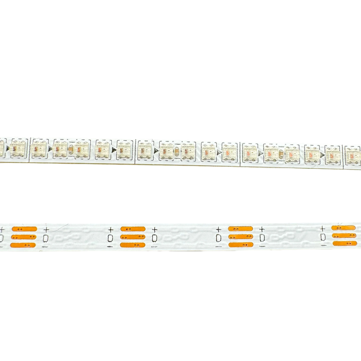 ruban led blanc 4mm large 300 diodes rgb addressable connecteur deux broches moderne 10w