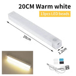 lampe led rectangle rechargeable adhésive détecteur mouvement blanc moderneurgence couloir cuisine