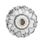 socle lampe argenté ornements floraux classique douille e27 e26 vintage support plafonnier décoration rétro