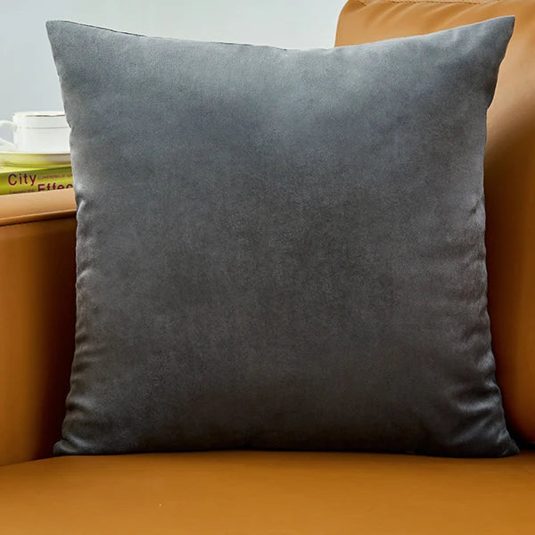housses coussins velours modernes 40x40cm bleu vert rose gris décor salon voiture