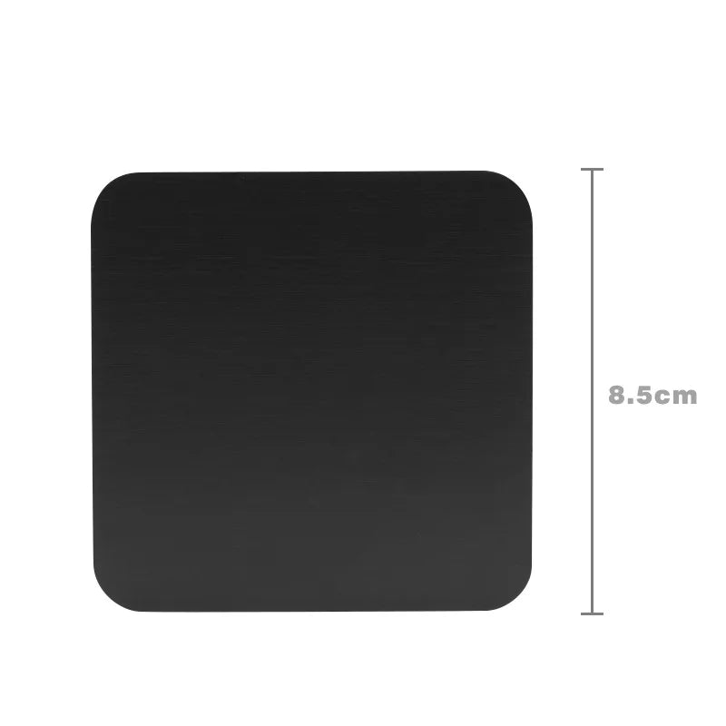 coasters acier inoxydable anti chauffe étanches or gris noir moderne