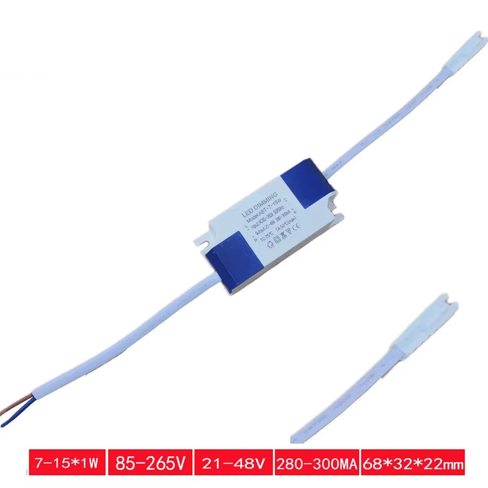 transformateur led 120v 240v blanc bleu moderne 7w 24w 85v 265v 280ma