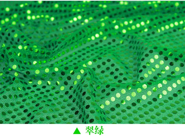 tissu circulaires polyester translucide glitter rouge blanc bleu vert violet or bricolage décoration