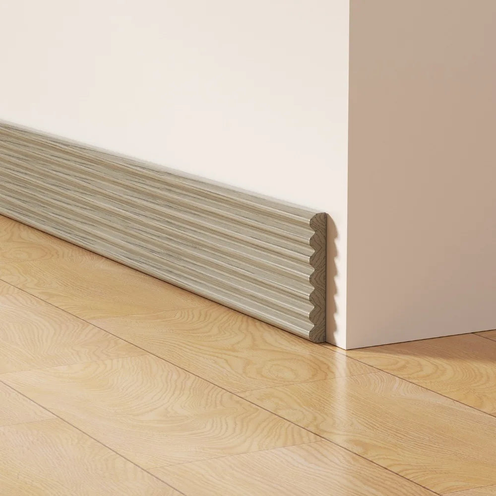 plinthes auto adhésives aspect bois moderne naturel gris clair anti collision murales décoration intérieure