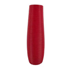 vases modernes plastique rayures diagonales blanc noir rouge vert gris