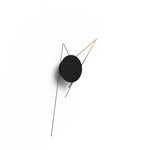 horloge murale minimaliste aiguille quartz face unique acrylique nature morte salon contemporain