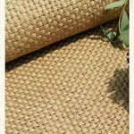 tissu jute rustique beige clair tissé grossier antidérapant textile naturel occasion bricolage simple