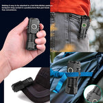 lampe torche led rechargeable tactique robuste étanche aimant clip lotus attack head