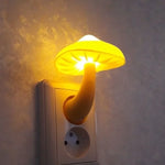 Lampe champignon blanc chaud capteur lumière