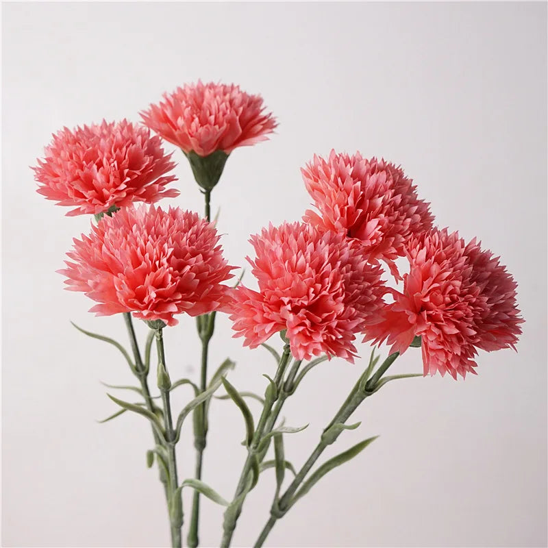 fleurs artificielles rouge rose blanches modernes décoration intérieure fête mères mariage
