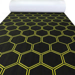 tapis sol mousse eva hexagon noir vert moderne antidérapant adhésif camping surf