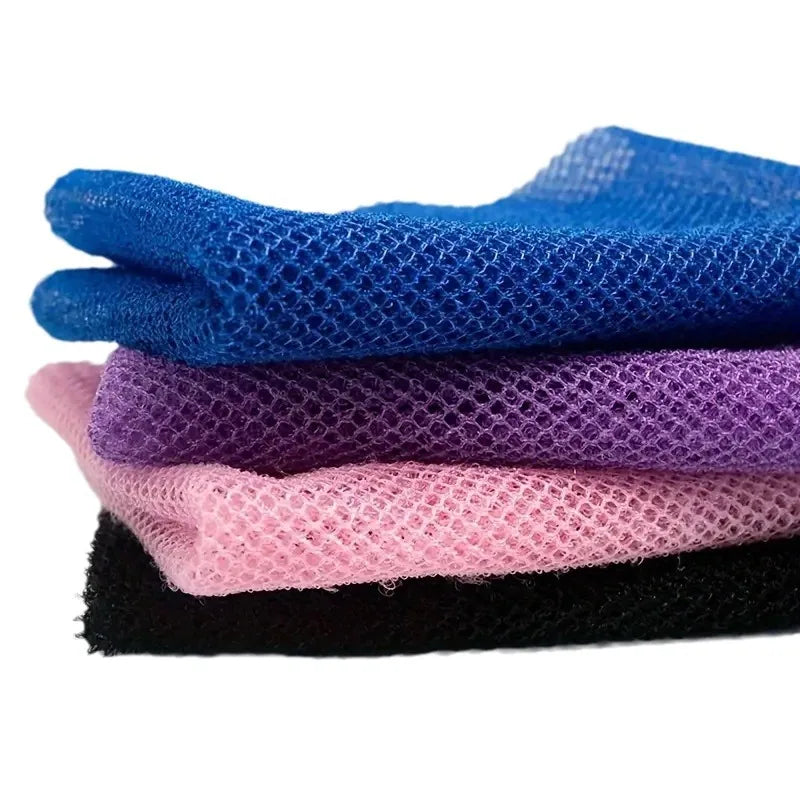 gants bain violet moderne maille fine clips 30x80cm hygiène visage corps soins peauAccessException:error, the