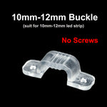 clips transparents modernes ruban led 14mm 16mm 10mm 12mm haute qualité fixations accessoires led
