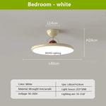 lampe moderne ronde acrylique vert blanc rouge 50h24cm led