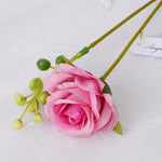 Bouquet fleurs artificielles roses blanches rouges violettes orange classique decoration table mariage événement