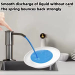 distributeur liquide moderne noir transparent tuyau flexible vis fixation réservoir intégré Pompe savon